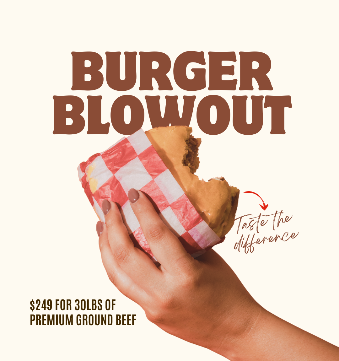 30lb Burger BLOWOUT!