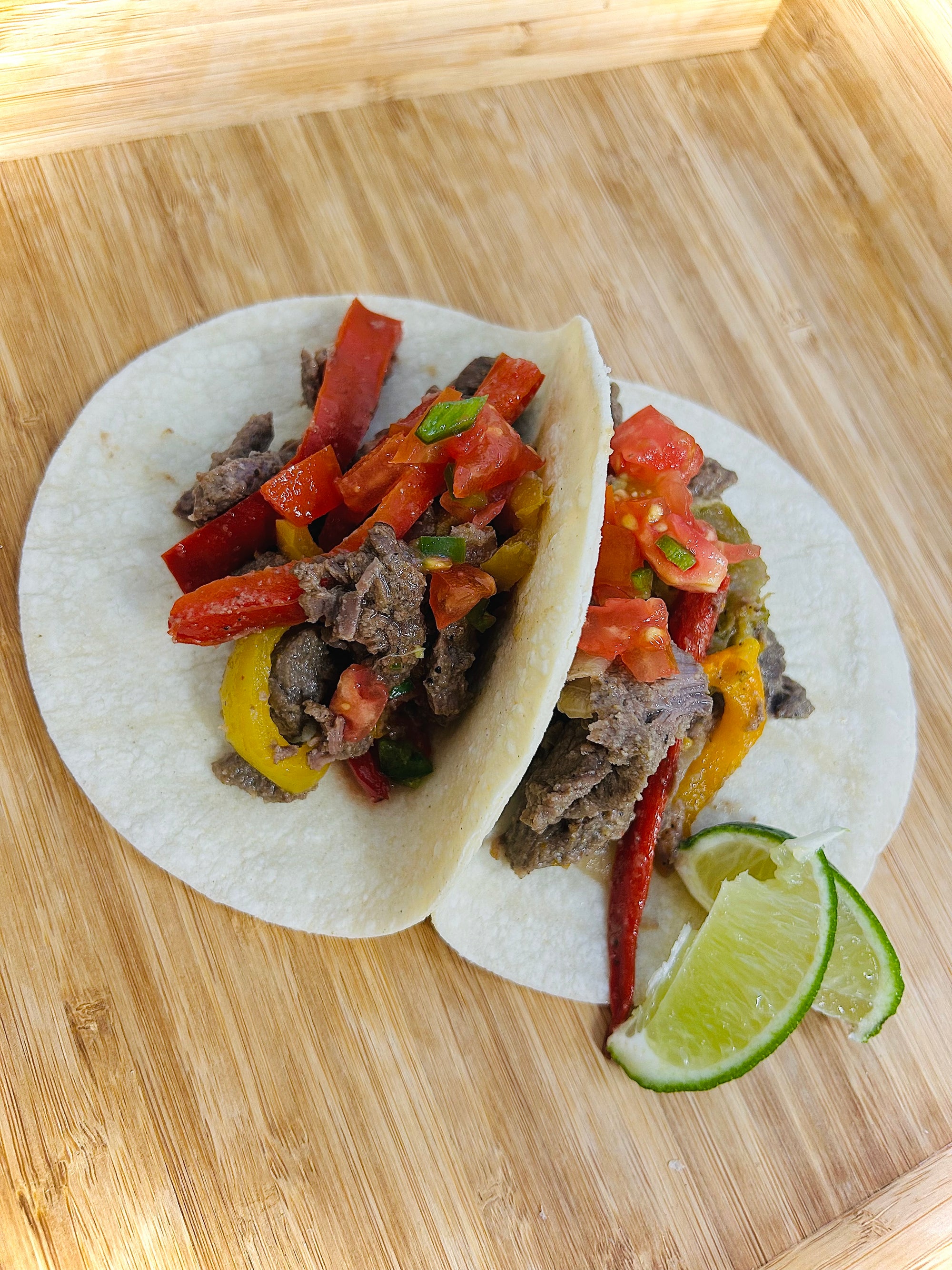 Meri's Seasoned Beef Fajitas