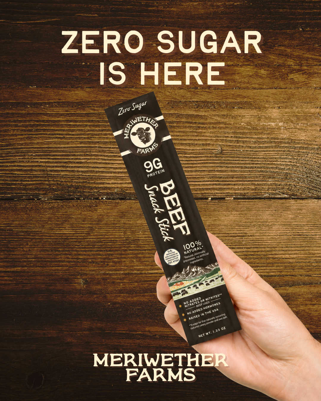 ZERO SUGAR Beef Snack Stick